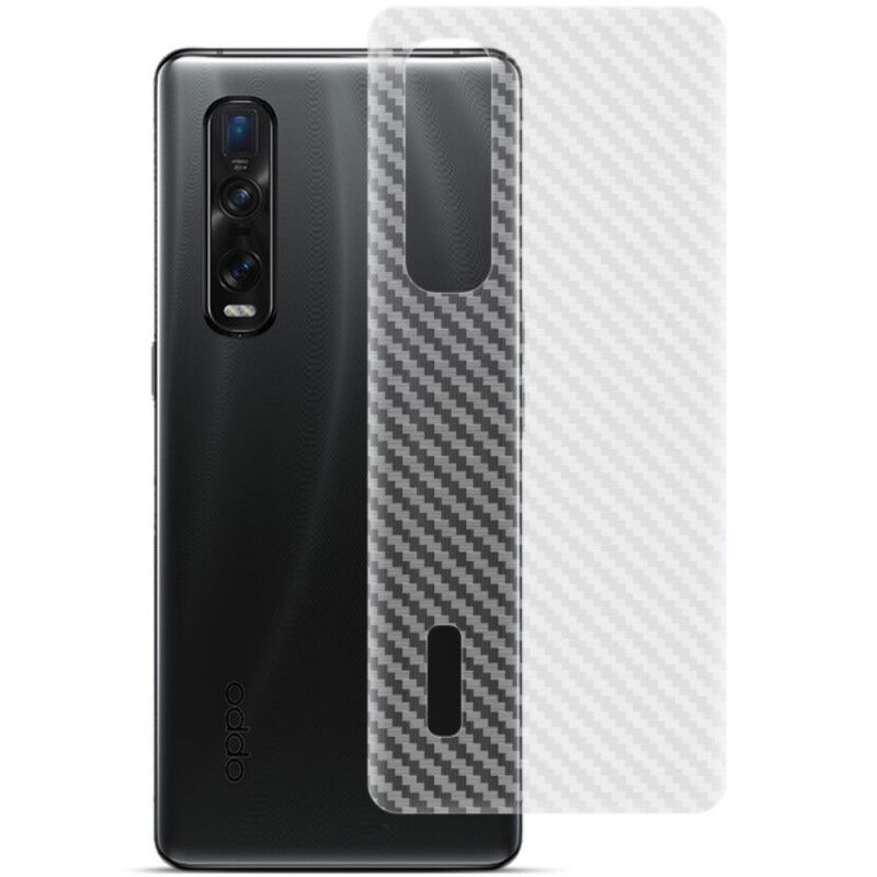 Bakre Skyddsfilm Oppo Find X2 Pro Carbon Imak