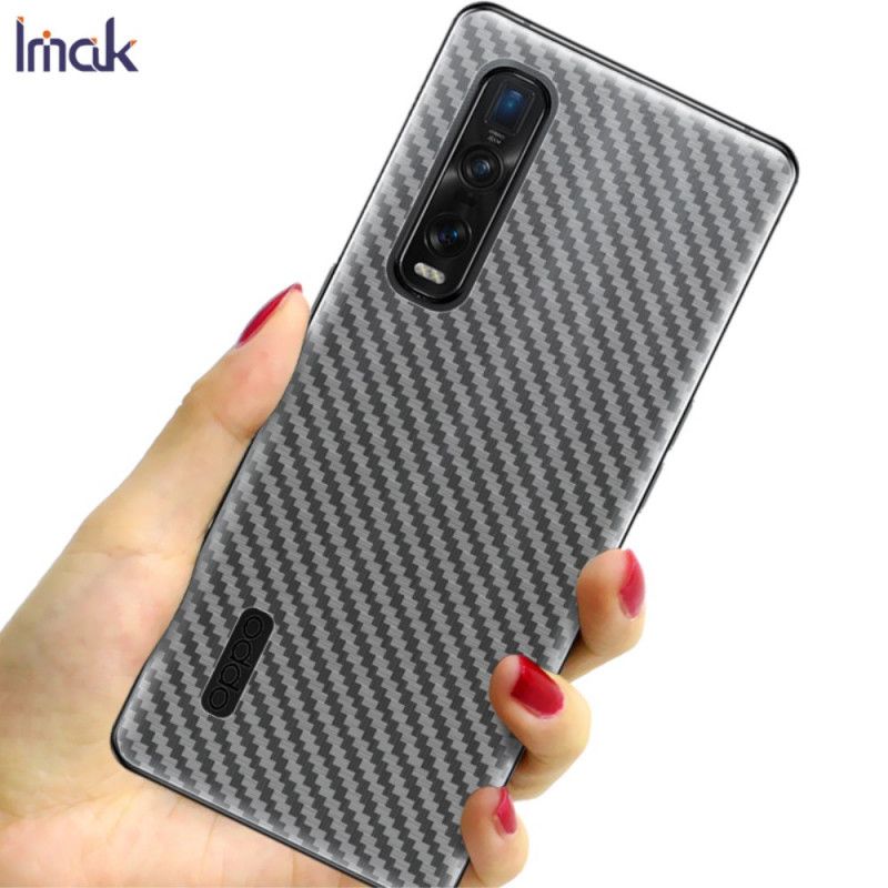 Bakre Skyddsfilm Oppo Find X2 Pro Carbon Imak