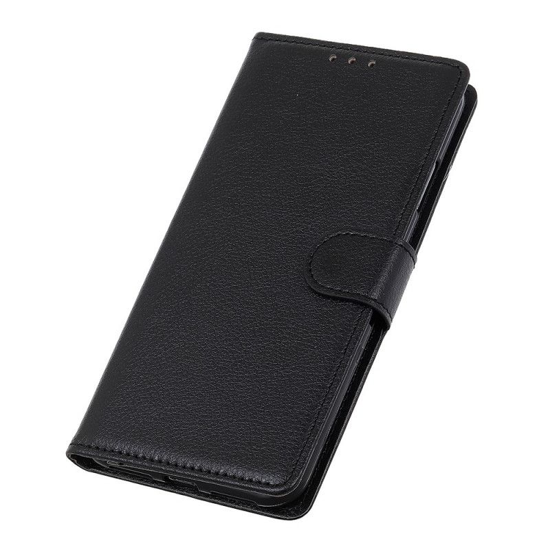 Fodral Oppo Find X2 Pro Ljusblå Traditionellt Konstläder