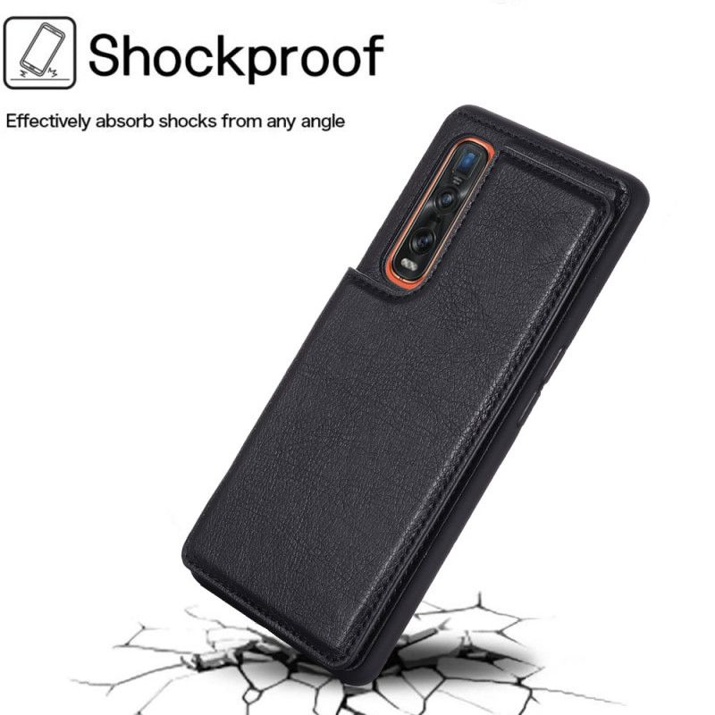 Skal Oppo Find X2 Pro Svart Stödkorthållare