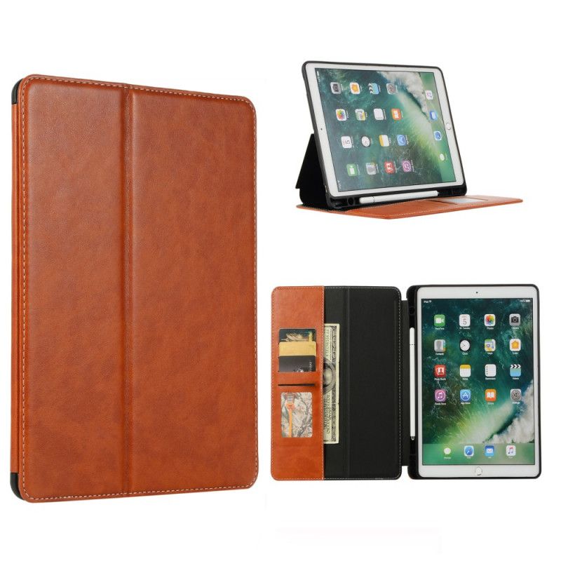 Case iPad 10.2" (2019) (2020) Svart Lyxlädereffekt