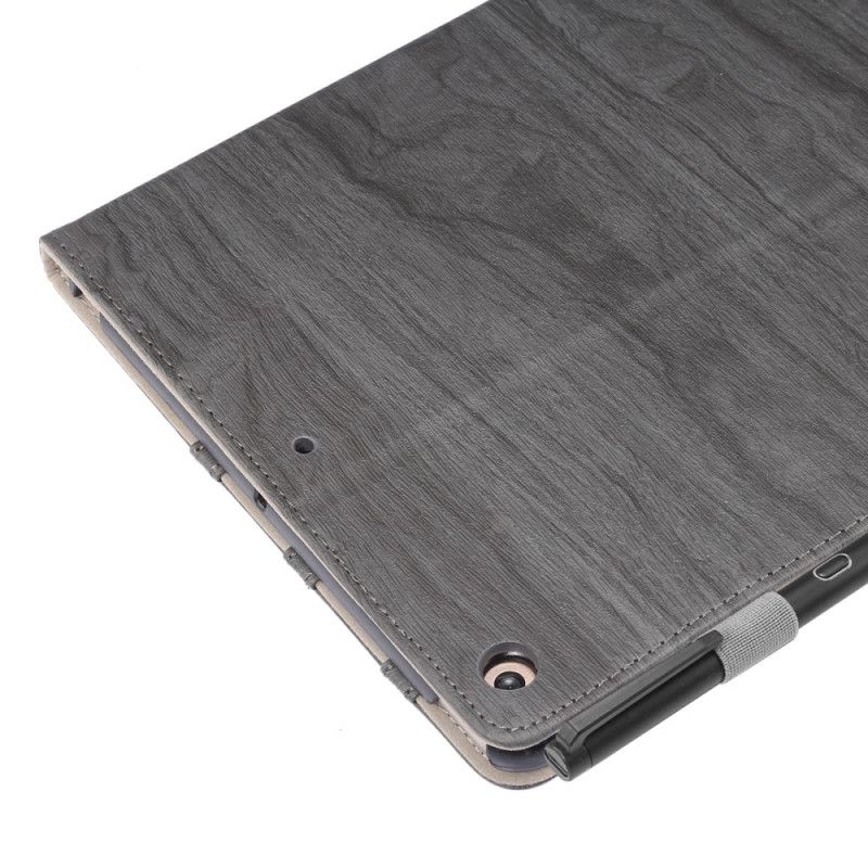 Fodral för iPad 10.2" (2019) (2020) Grå Enkay Trästruktur