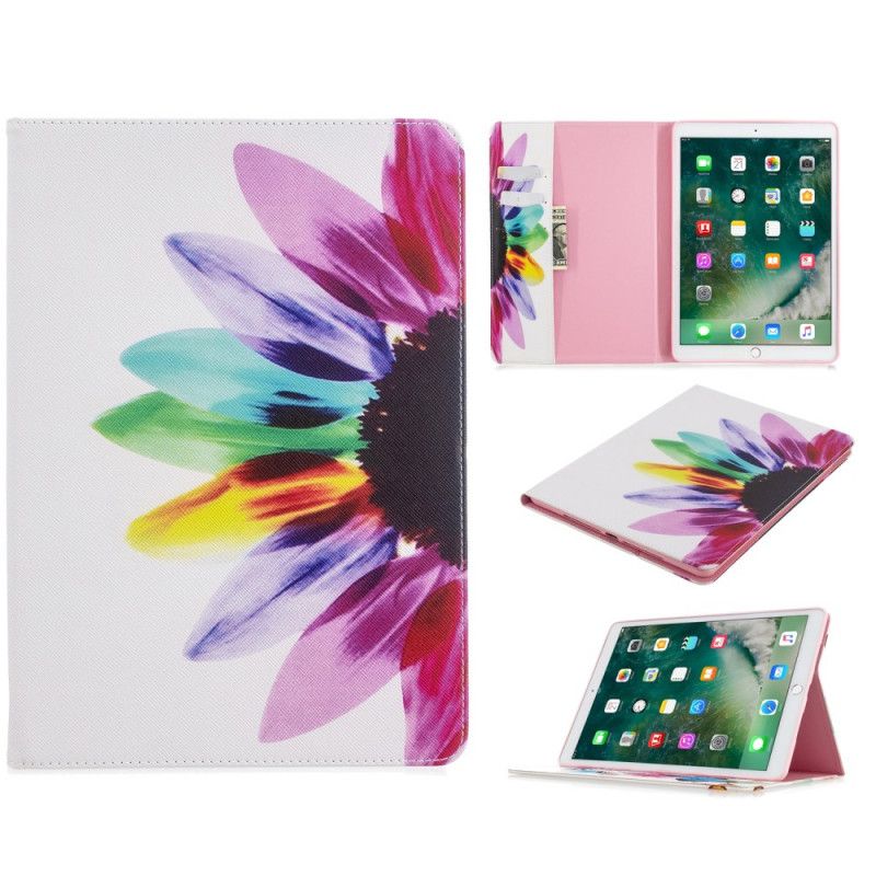 Fodral iPad 10.2" (2019) (2020) Blommamålning