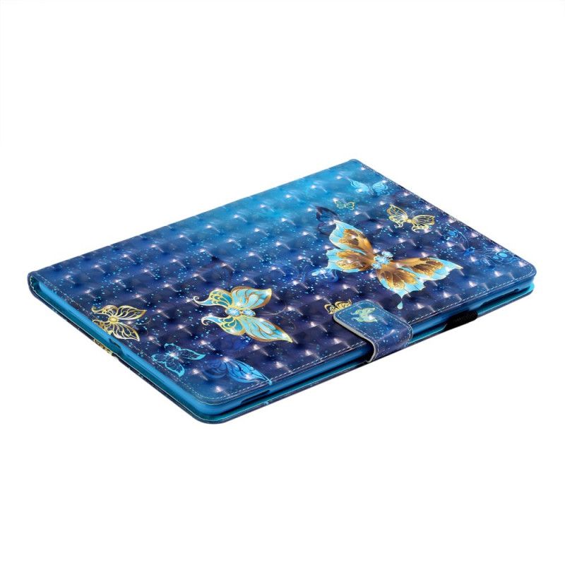Fodral iPad 10.2" (2019) (2020) Fjärilar Med Lätt Fläck