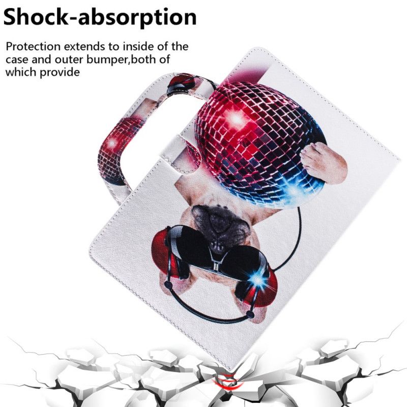 Fodral iPad 10.2" (2019) (2020) Funky Hund Med Handtag