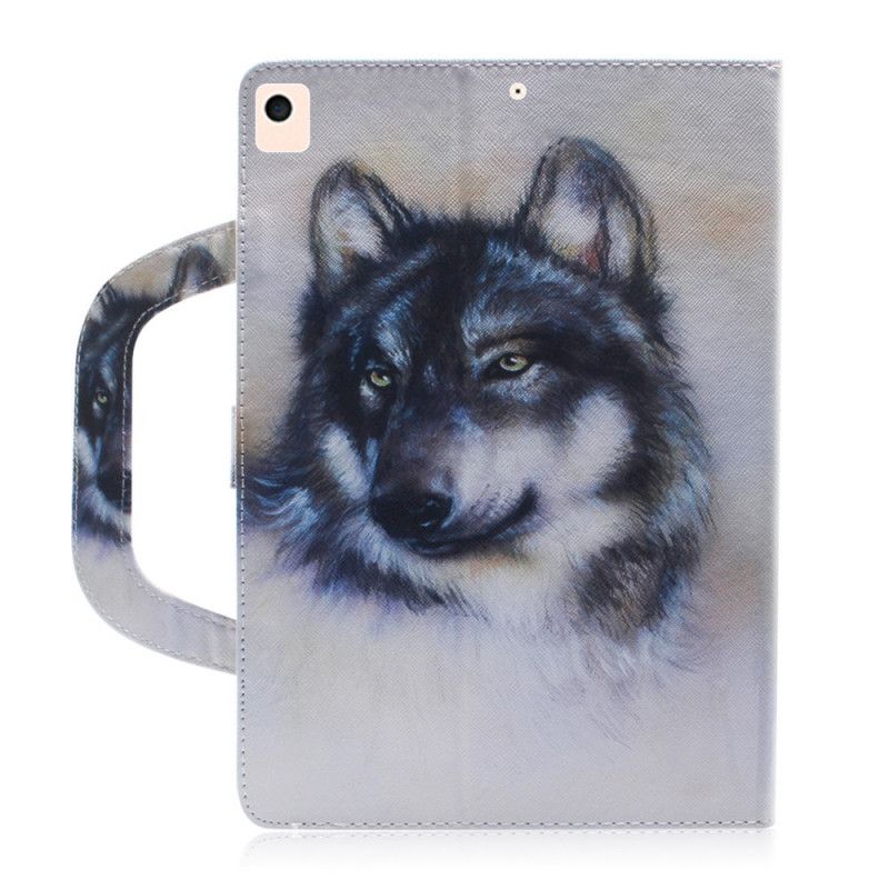 Läderfodral iPad 10.2" (2019) (2020) Mobilskal Varg Med Handtag