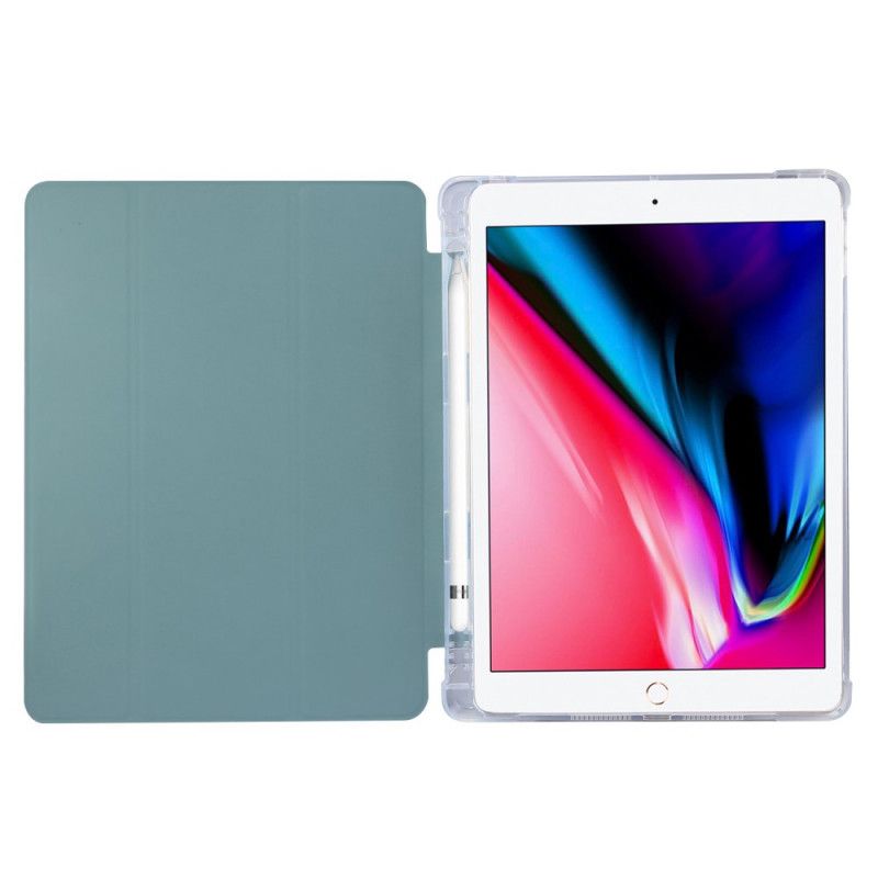 Smart Fodral iPad 10.2" (2019) (2020) Svart Tre Klaffar Hud Känsla