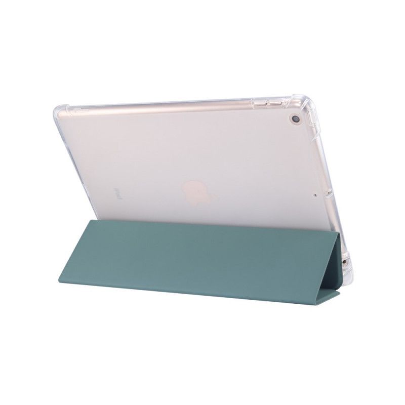 Smart Fodral iPad 10.2" (2019) (2020) Svart Tre Klaffar Hud Känsla