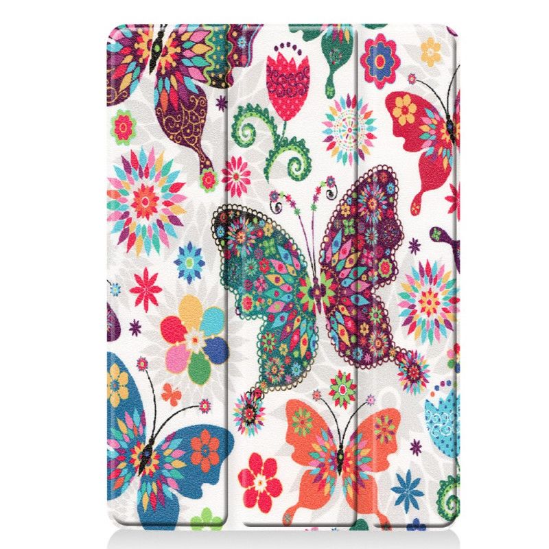 Smart Fodral iPad 10.2" (2019) (2020) Vintage Blommigt Konstläder
