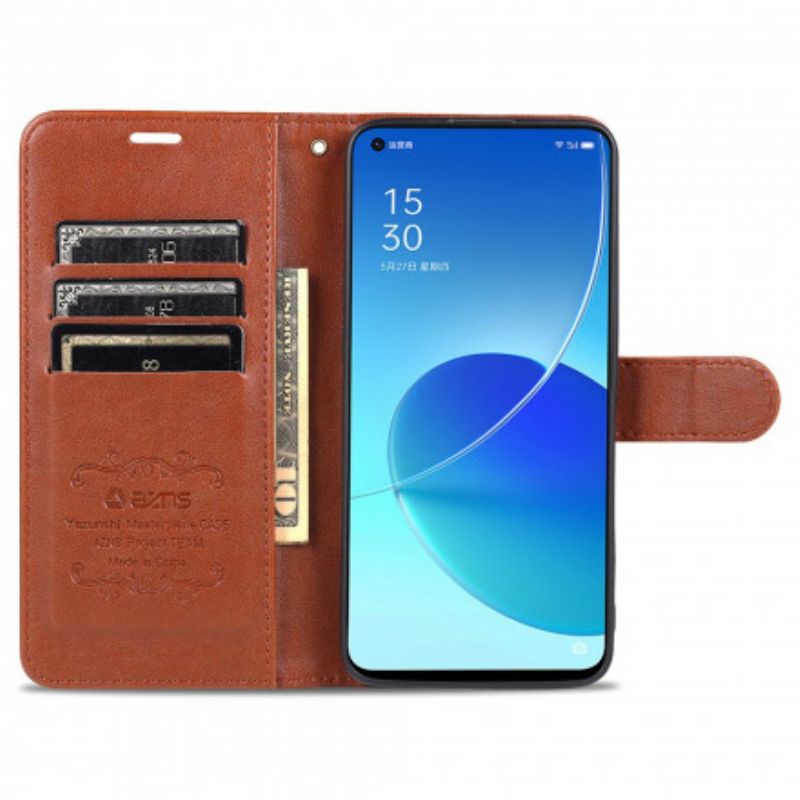 Fodral För Oppo Reno 6 5g Azns Konstläder