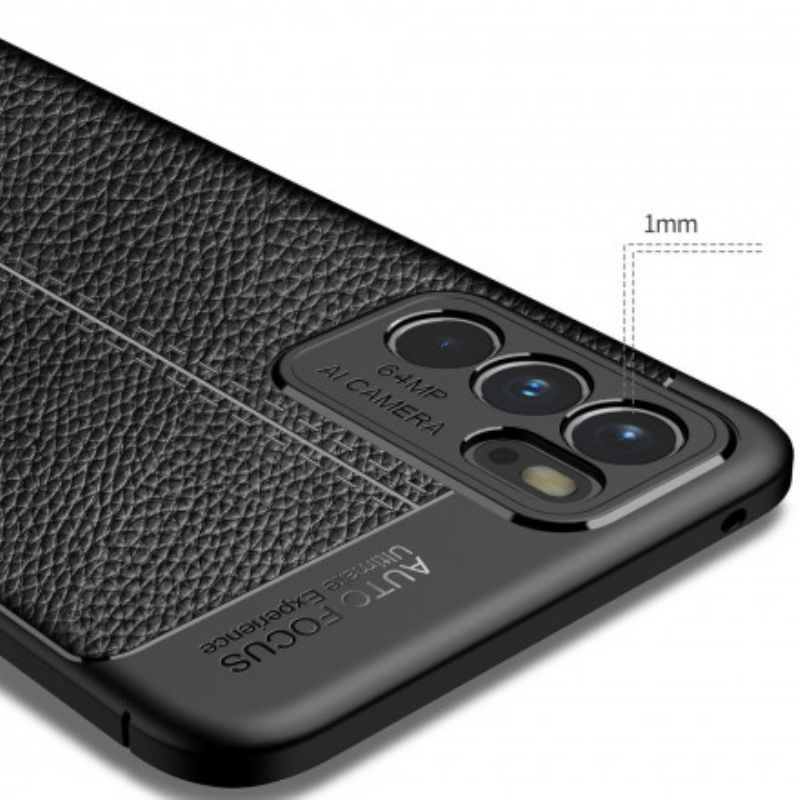 Skal Oppo Reno 6 5g Litchi-lädereffekt