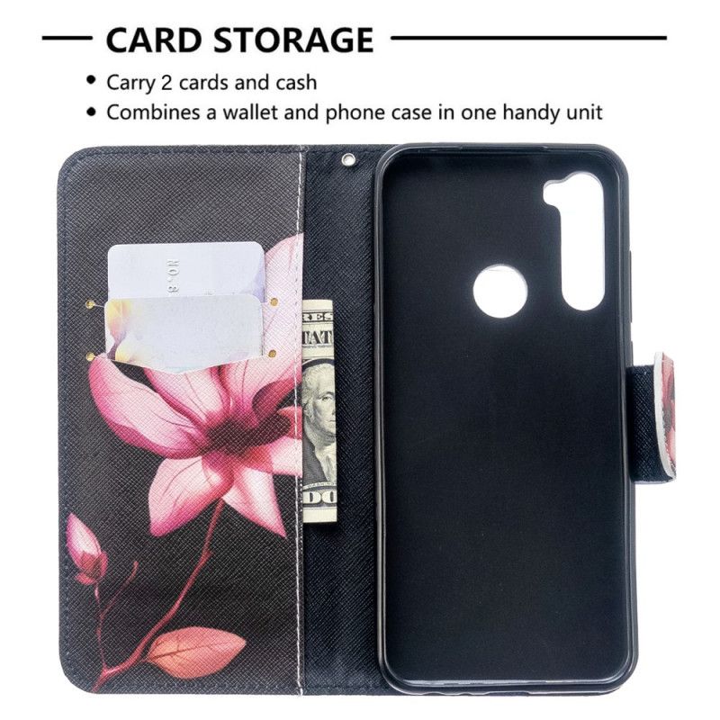 Fodral Xiaomi Redmi Note 8T Rosa Blomma