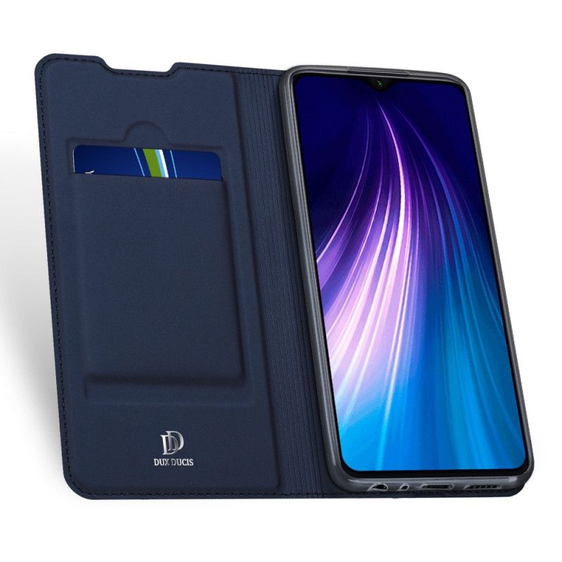 Folio-fodral för Xiaomi Redmi Note 8T Svart Pro Dux Ducis Hud
