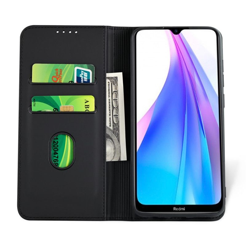 Folio-fodral Xiaomi Redmi Note 8T Svart Stödkorthållare