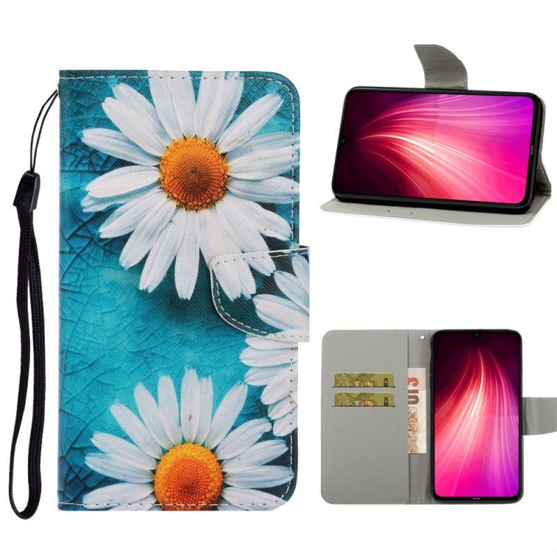 Läderfodral Xiaomi Redmi Note 8T Mobilskal Tusenskönor