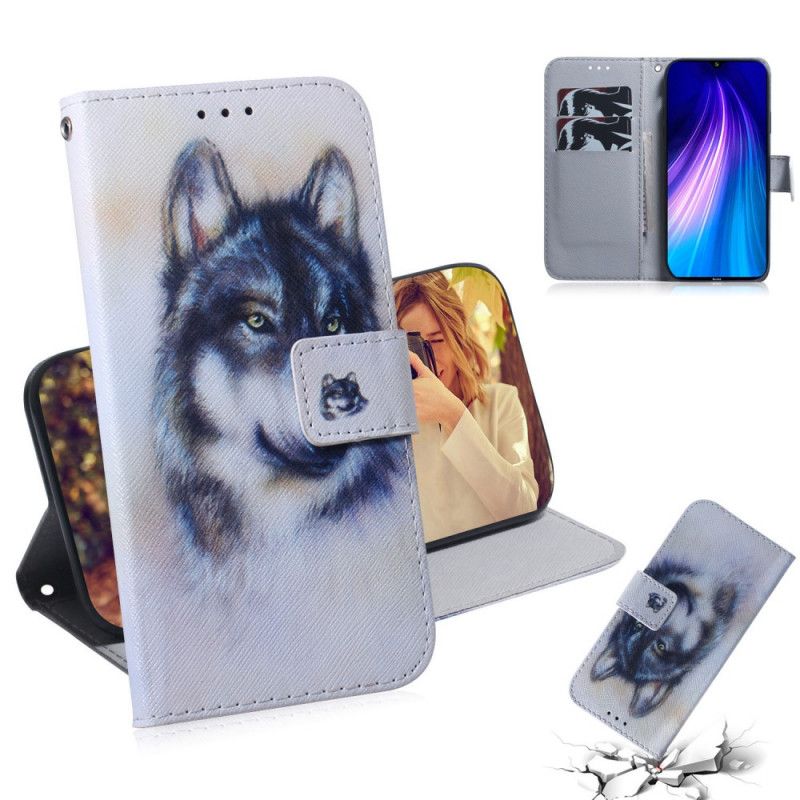 Läderskal Xiaomi Redmi Note 8T Hundblick