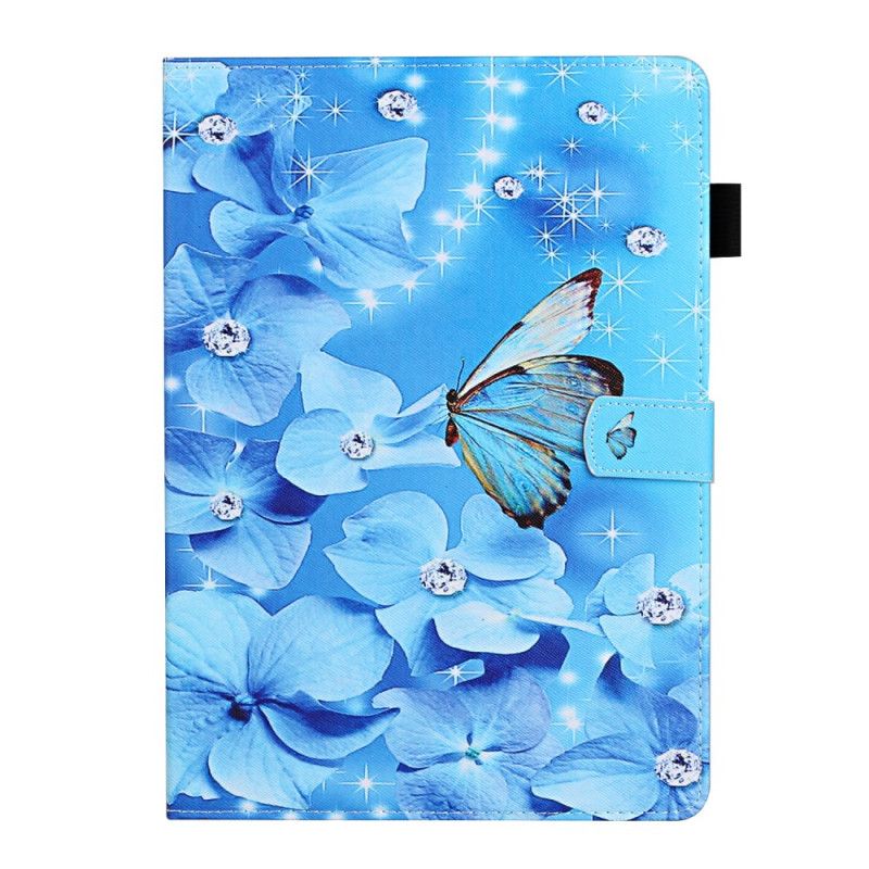 Fodral för Samsung Galaxy Tab S7 Mörkblå Blommig