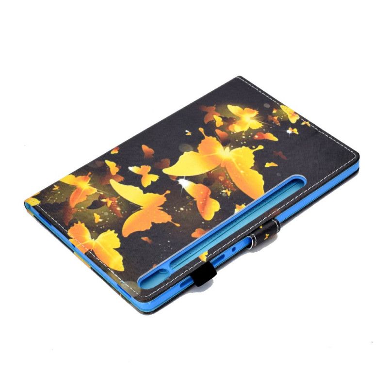 Skyddsfodral Samsung Galaxy Tab S7 Gul Unika Fjärilar