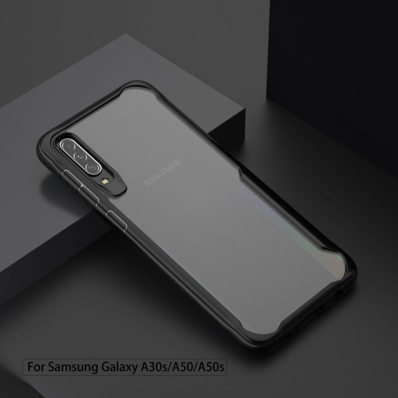 Skal för Samsung Galaxy A50 Svart Fasad Kanthybrid