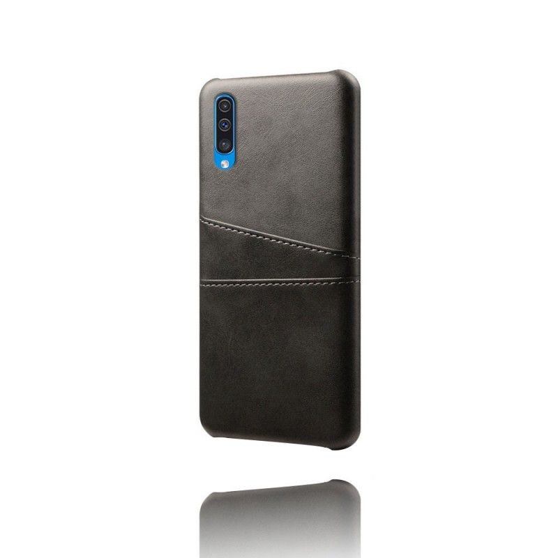 Skal Samsung Galaxy A50 Svart Mobilskal Korthållare