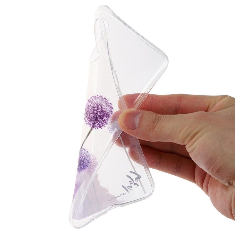 Skal Samsung Galaxy A50 Transparent Färgade Maskrosor