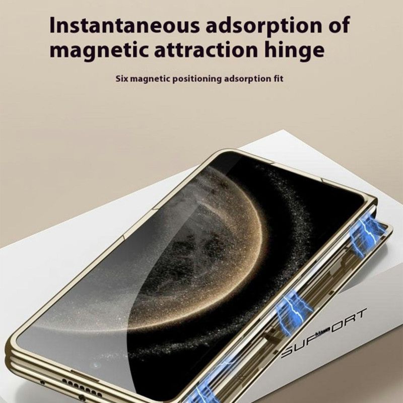 Skal Huawei Mate X6 Transparent Med Gångjärn Och Härdat Glas