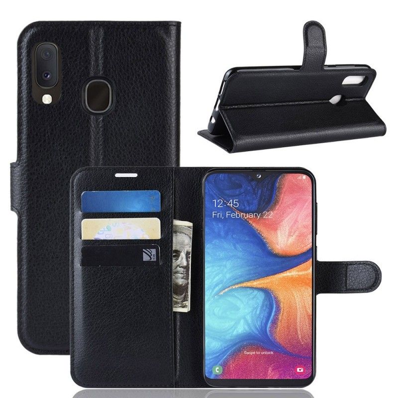 Fodral för Samsung Galaxy A20e Svart Klassisk