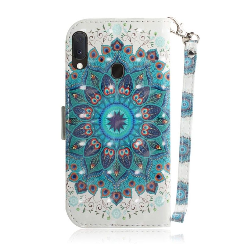 Fodral Samsung Galaxy A20e Mästerlig Mandala Med Rem