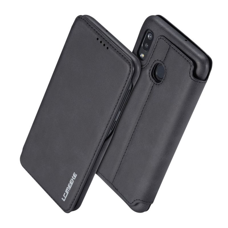 Folio-fodral för Samsung Galaxy A20e Svart Lc.Imeeke Lädereffekt