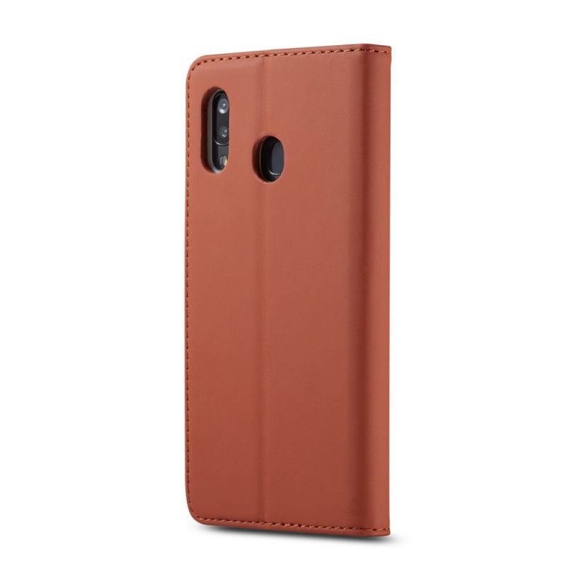 Folio-fodral Samsung Galaxy A20e Röd Framtida Lc.Imeeke