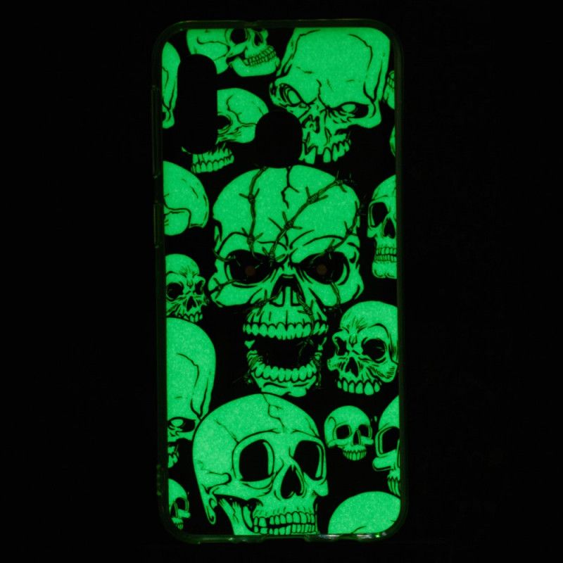 Skal Samsung Galaxy A20e Fluorescerande Skalle För Uppmärksamhet