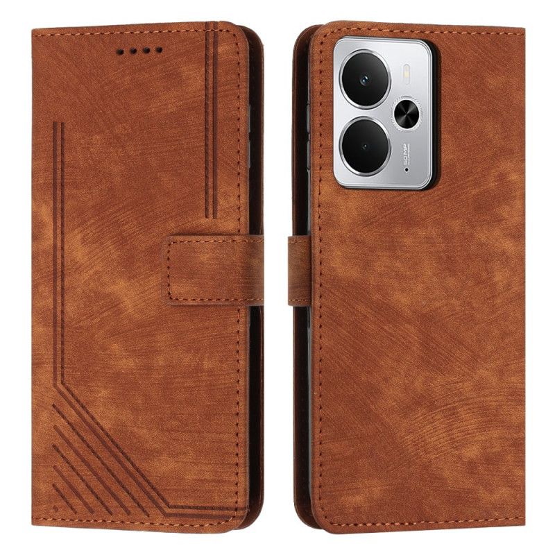 Fodral För Realme 14t 5g Linjer