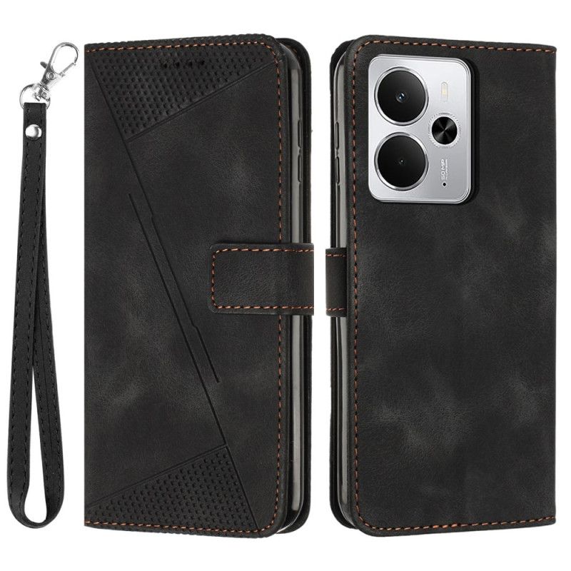 Fodral Realme 14t 5g Linjer Och Rem