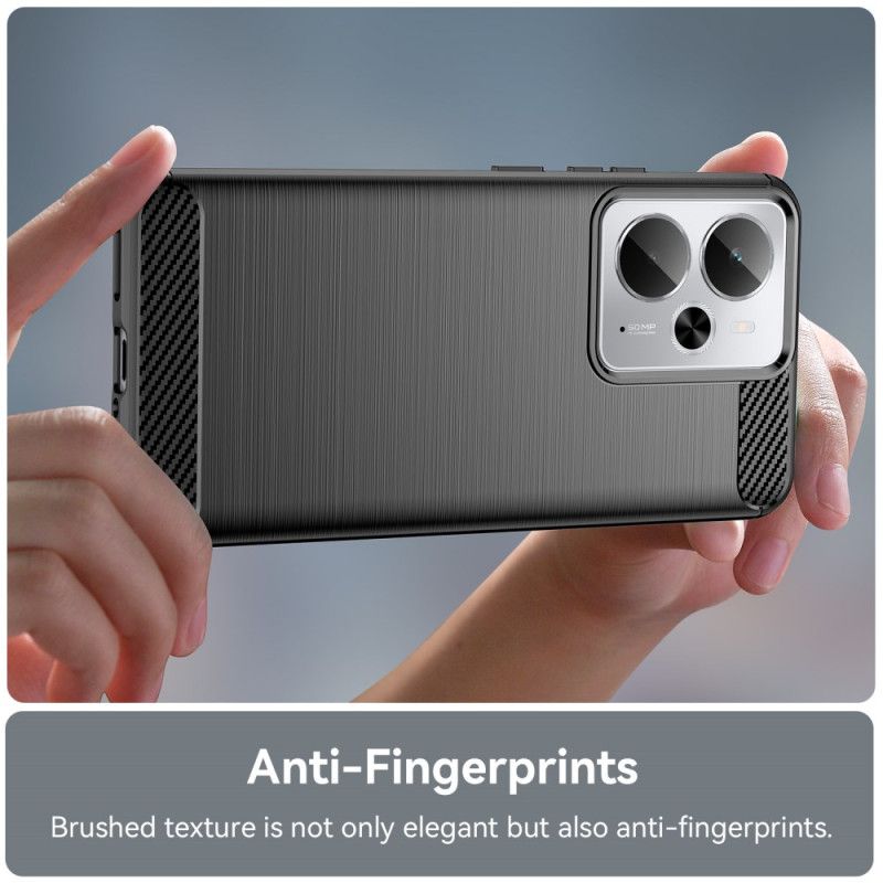 Skal Realme 14t 5g Borstad Kolfiber