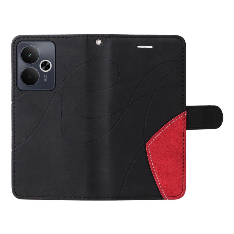 Skyddsfodral Realme 14t 5g Tvåfärgad Krusning