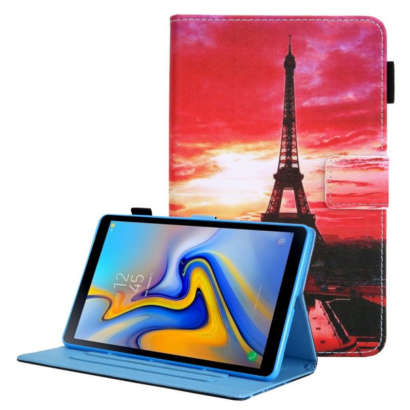 Fodral För Samsung Galaxy Tab A8 (2021) Sunset Eiffeltornet