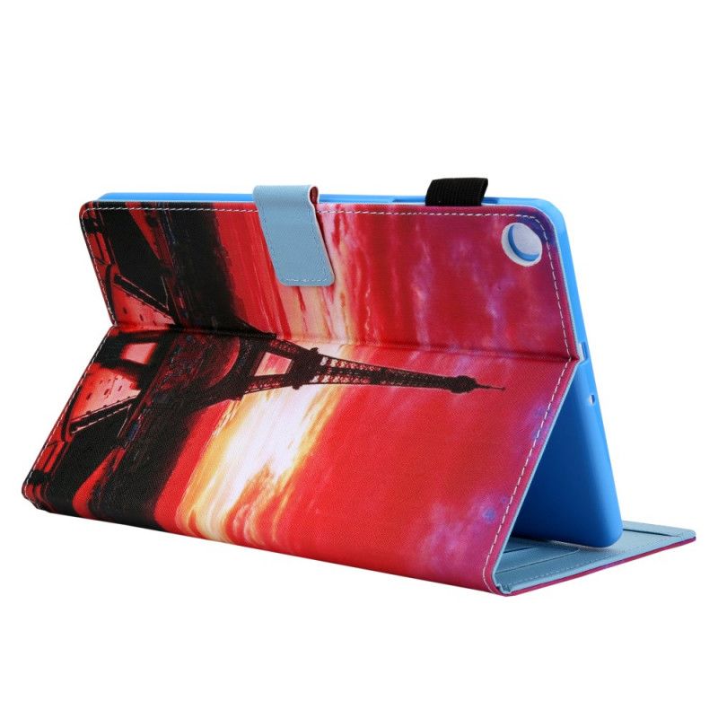 Fodral För Samsung Galaxy Tab A8 (2021) Sunset Eiffeltornet