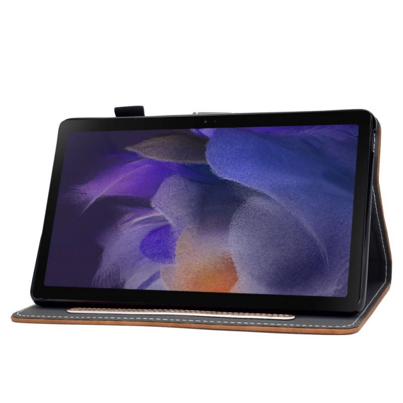 Fodral Samsung Galaxy Tab A8 (2021) Lädereffekt I Vintagedesign