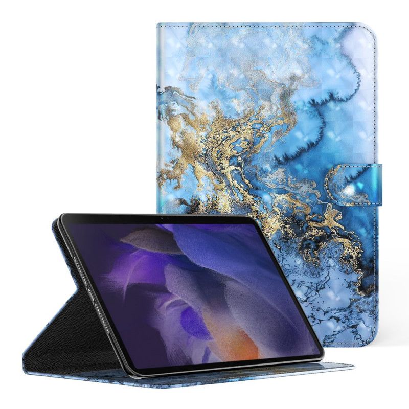 Läderfodral Samsung Galaxy Tab A8 Telefonfodral (2021) Marmor