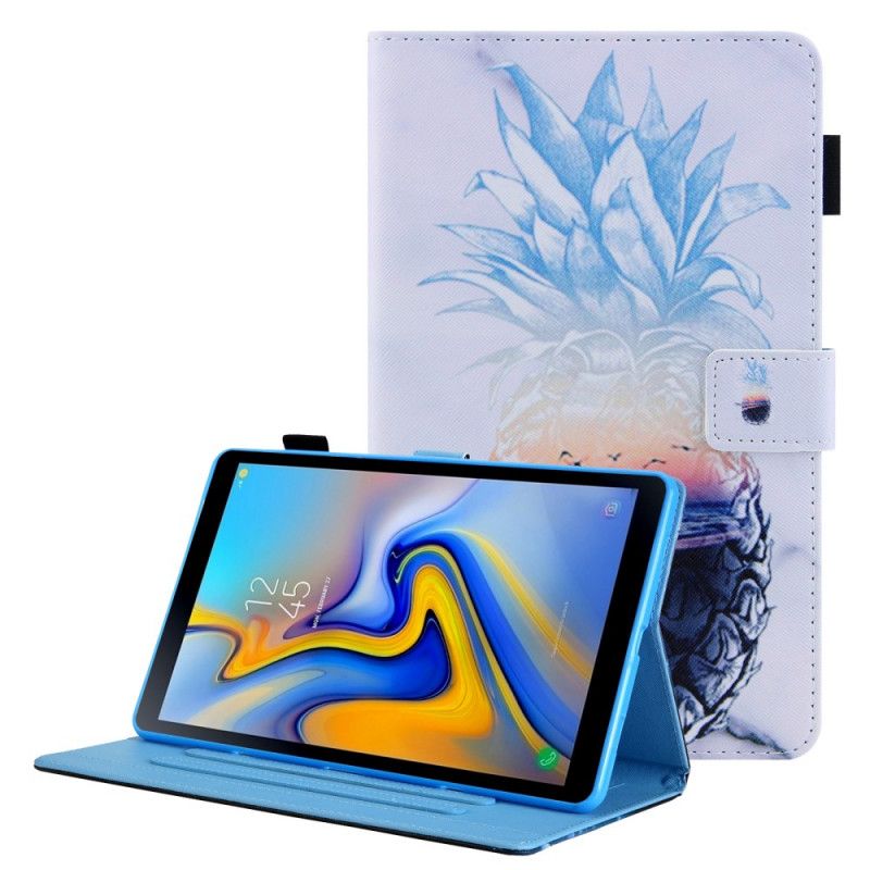 Läderskal Fodral Samsung Galaxy Tab A8 (2021) Ananasmönster