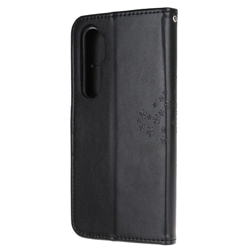 Fodral Xiaomi Mi Note 10 Lite Svart Träd- Och Remugglor