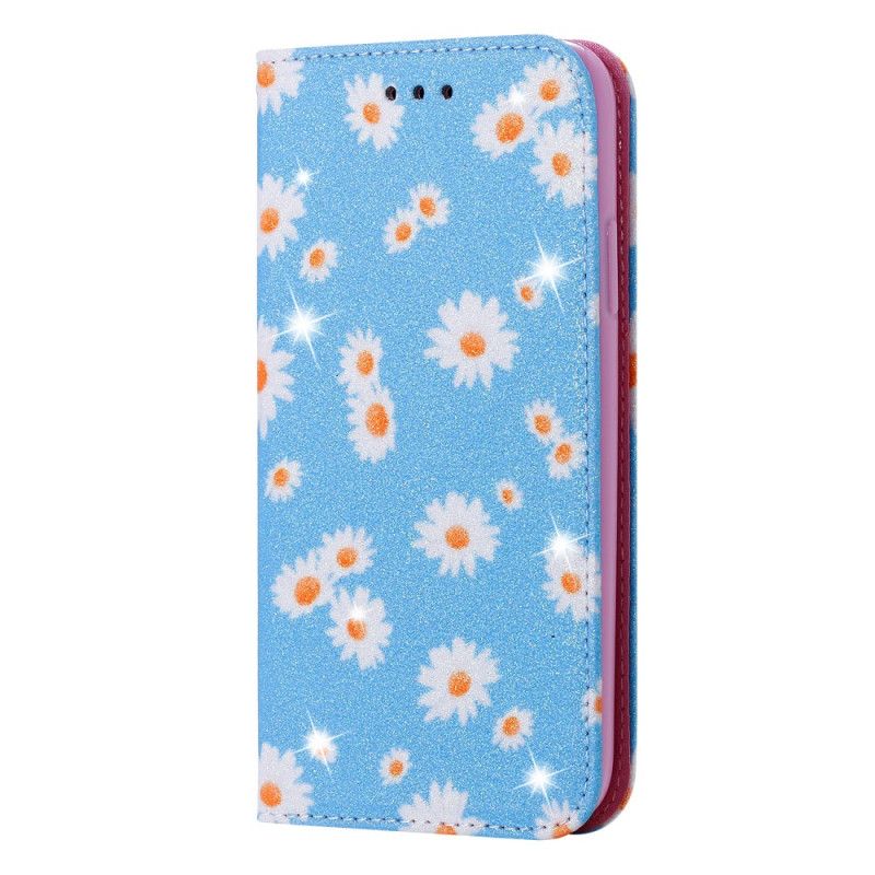 Folio-fodral Xiaomi Mi Note 10 Lite Rosa Prästkragar
