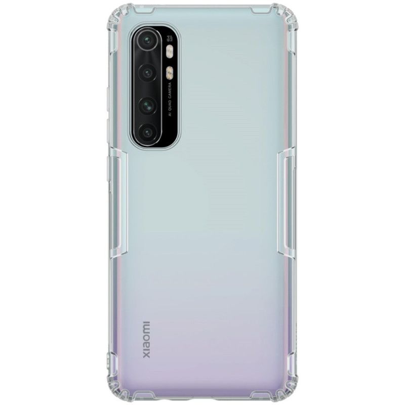 Skal Xiaomi Mi Note 10 Lite Grå Förstärkt Transparent Nillkin