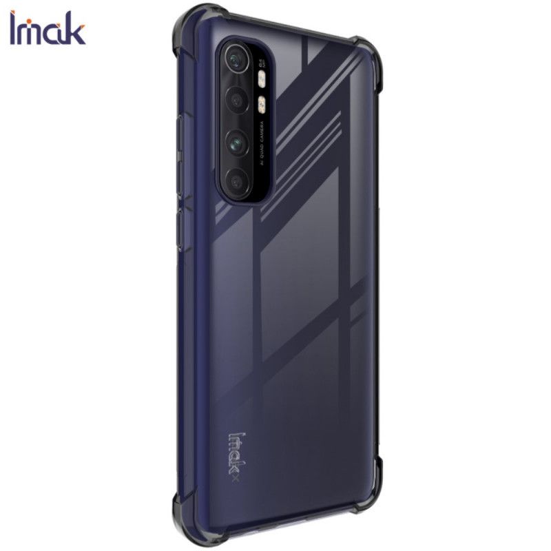 Skal Xiaomi Mi Note 10 Lite Grå Transparent Silkeslen Imak