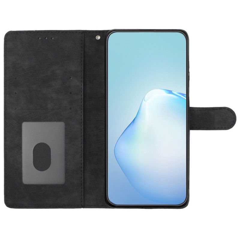 Fodral För Xiaomi Redmi Note 14 5g Mockaeffekt Med Rem