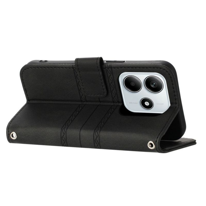 Fodral Xiaomi Redmi Note 14 5g Frismönster Med Rem