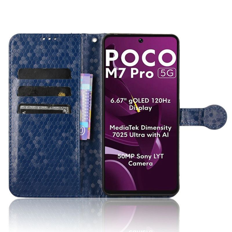 Fodral Xiaomi Redmi Note 14 5g Glänsande Spikar Med Snodd