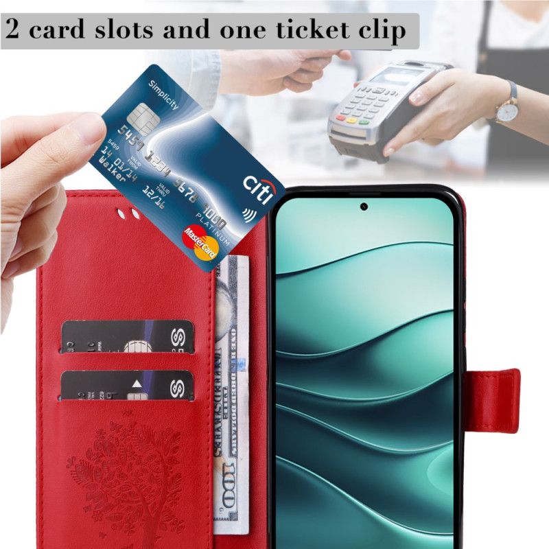 Fodral Xiaomi Redmi Note 14 5g Katt Och Träd Lnaière