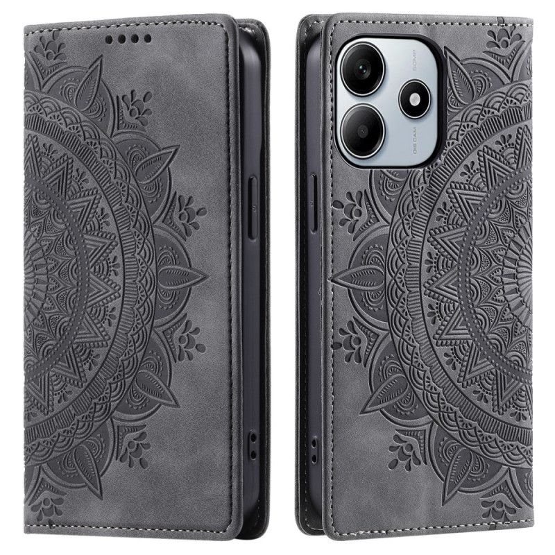 Folio-fodral Xiaomi Redmi Note 14 5g Mandala I Mockaeffekt