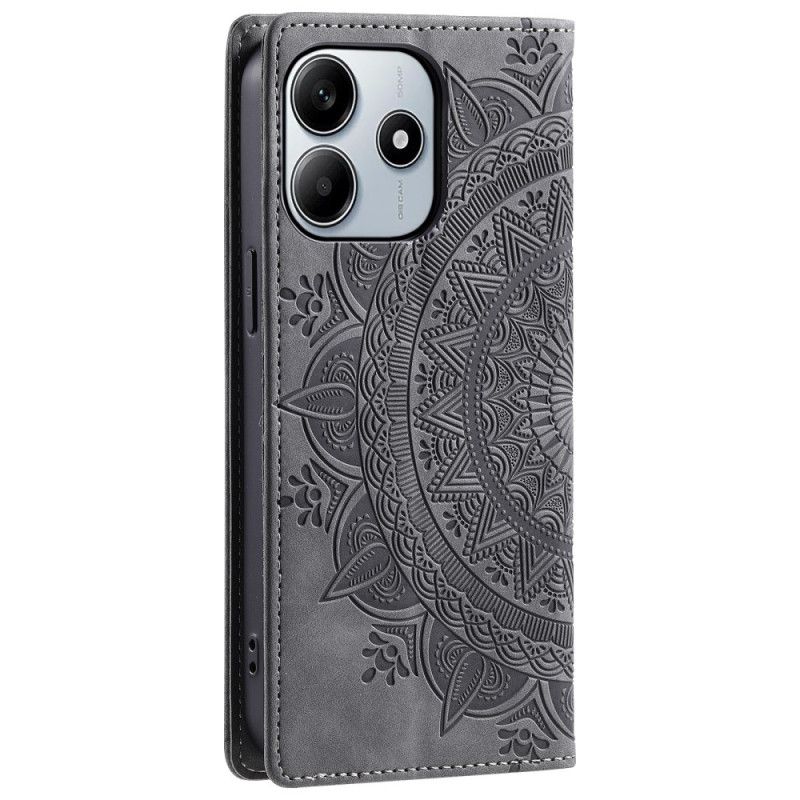 Folio-fodral Xiaomi Redmi Note 14 5g Mandala I Mockaeffekt